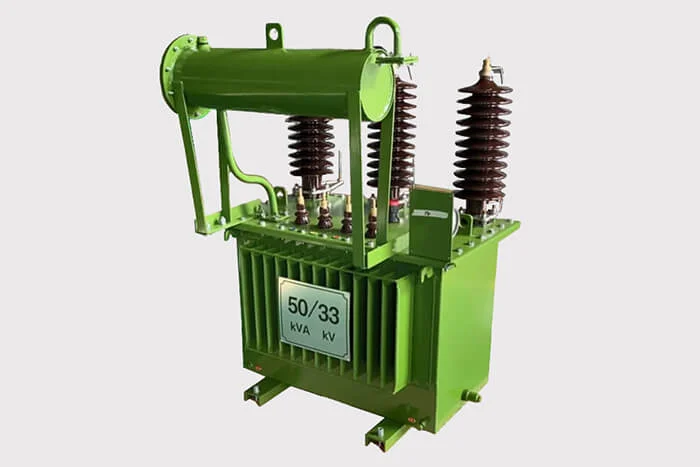 Transformador de distribución sumergido en aceite de 33 kV y 50 kVA