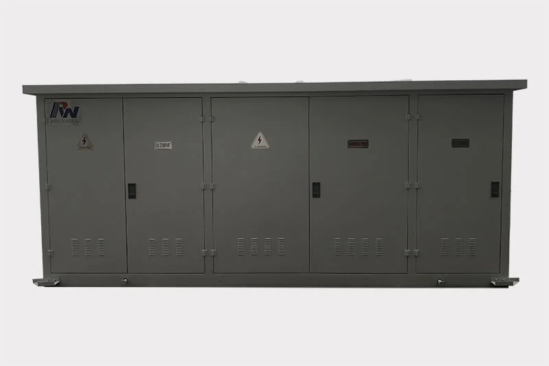 Subestación transformadora prefabricada para exteriores