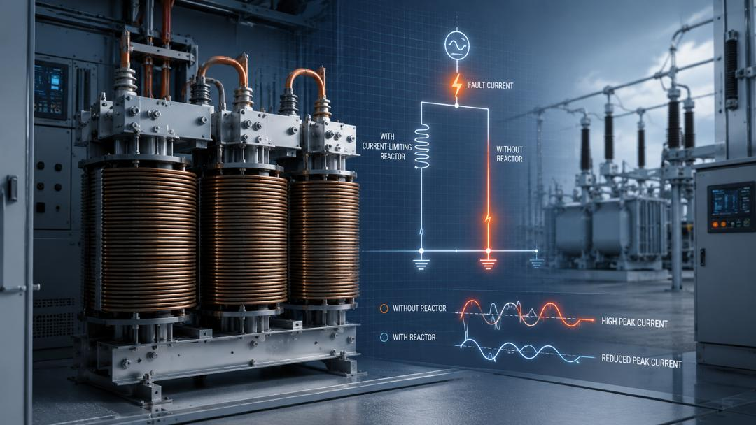 How Current-Limiting Reactors Reduce Short-Circuit Stress in Power Systems